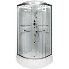 Душевая кабина Deto L 580 80х80 с гидромассажем и LED подсветкой